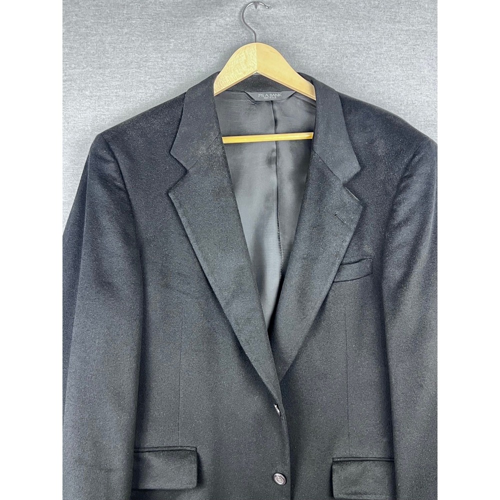 Jos A Bank‎ Signature Collection 100% Cashmere Blazer Black 43R Made in USA